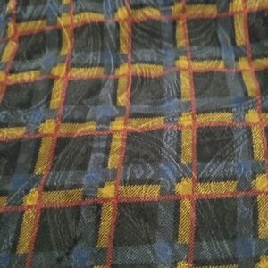 Falcott & Andrews Vtg Silk Scarf Navy Floral  12"x 52"